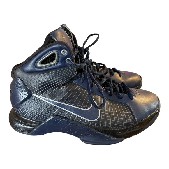 Nike Avose hyperdunk basketball shoes size : 6 Blue and Black - Picture 5 of 11